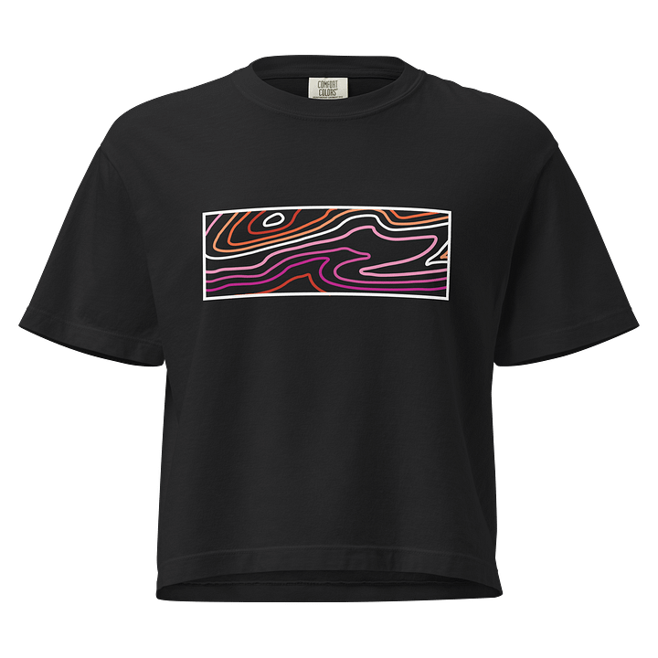Topographic Pride Lesbian Shirt product image (1)