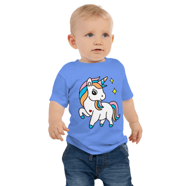 Rainbow Unicorn Baby Tee product image (3)