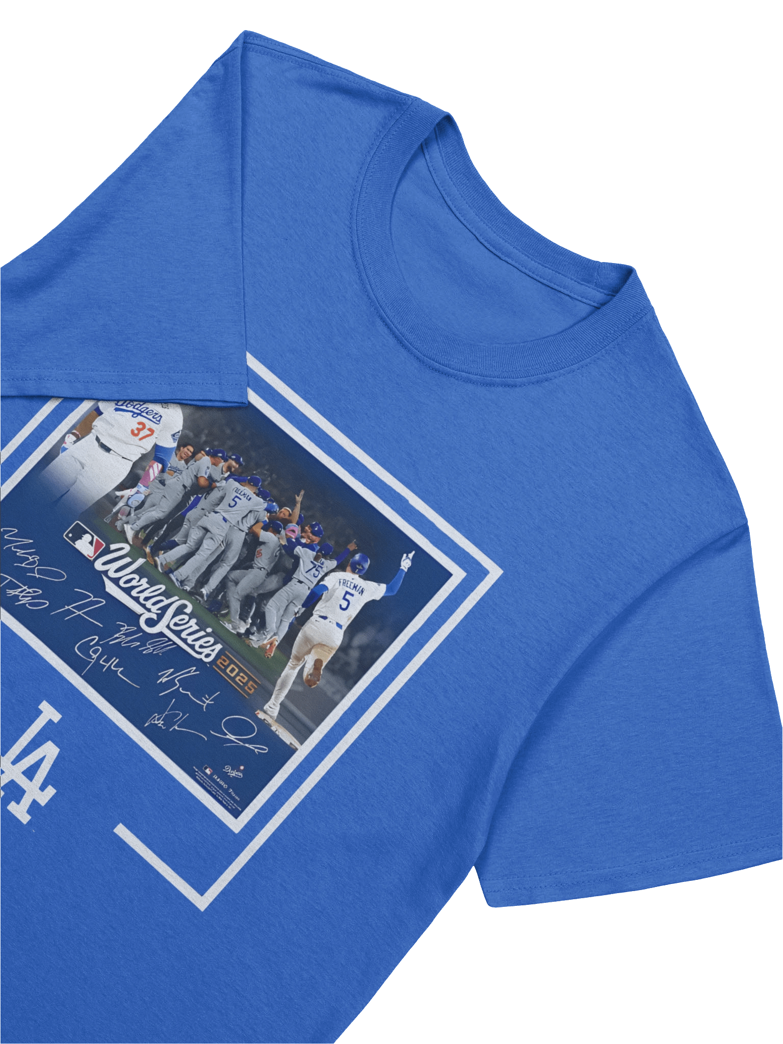 Dodgers Autographed World Series Signatures Shirt product image (12)