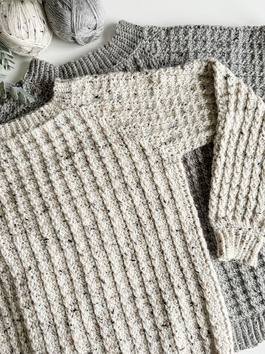 Winter Wonder Cable Pullover Crochet Pattern product image (5)