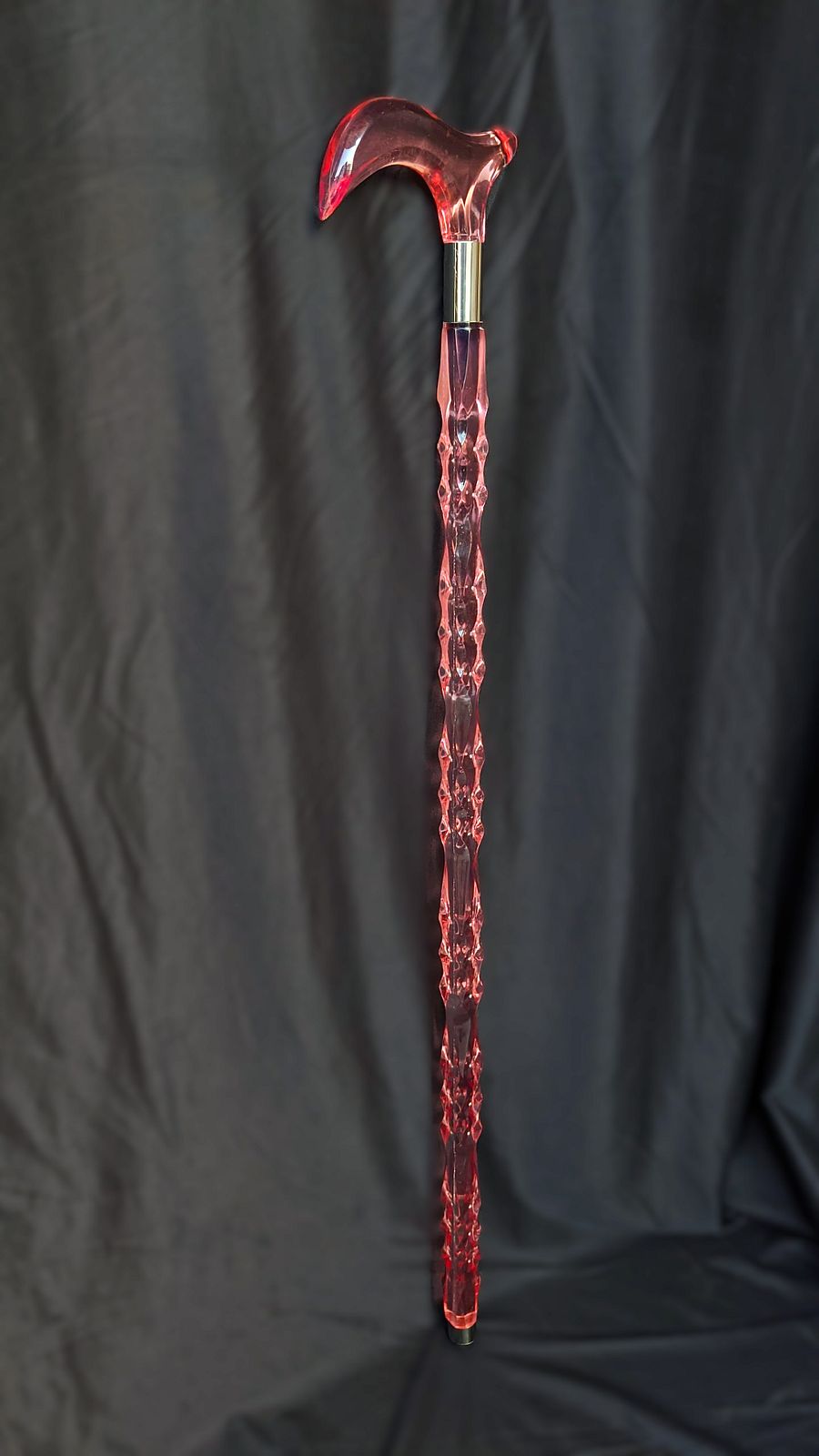 Pink Diamond Acrylic Walking Stick for Women | Elegant Crystal Cane for Ladies & Seniors | Custom Size Available | Gift Box Included product image (5)