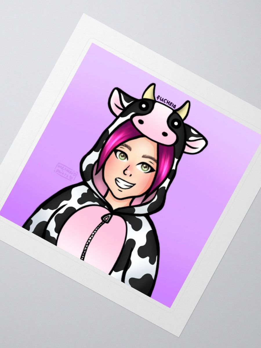 Fuchsia Logo Sticker product image (3)