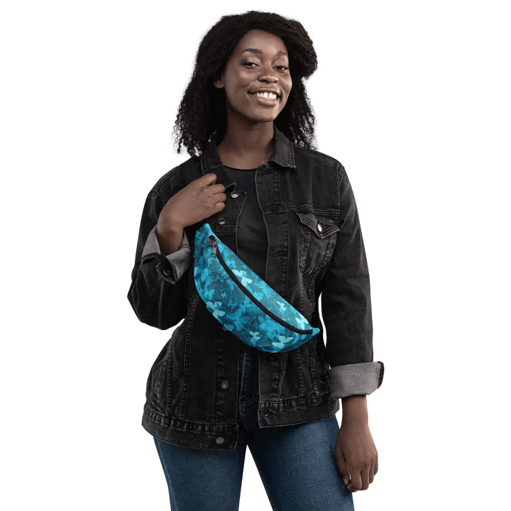 butterflies in the blue fanny pack product image (1)