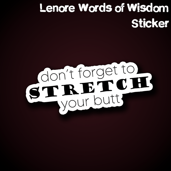 Lenore Advice Sticker [PREORDER] product image (1)