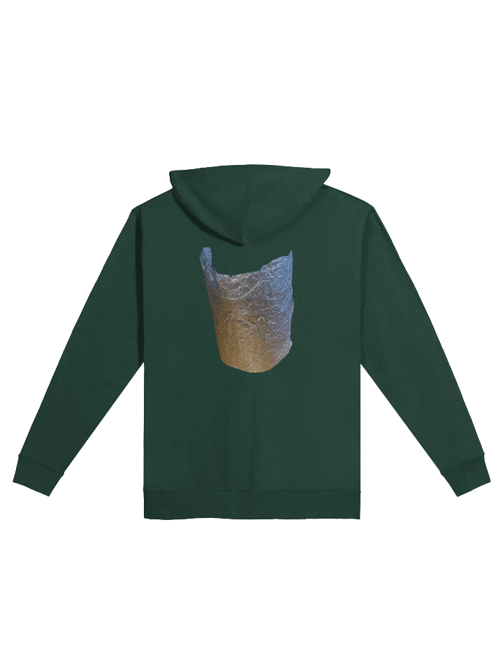 Foil Paper ZIP UP Fleece Hoodie product image (2)