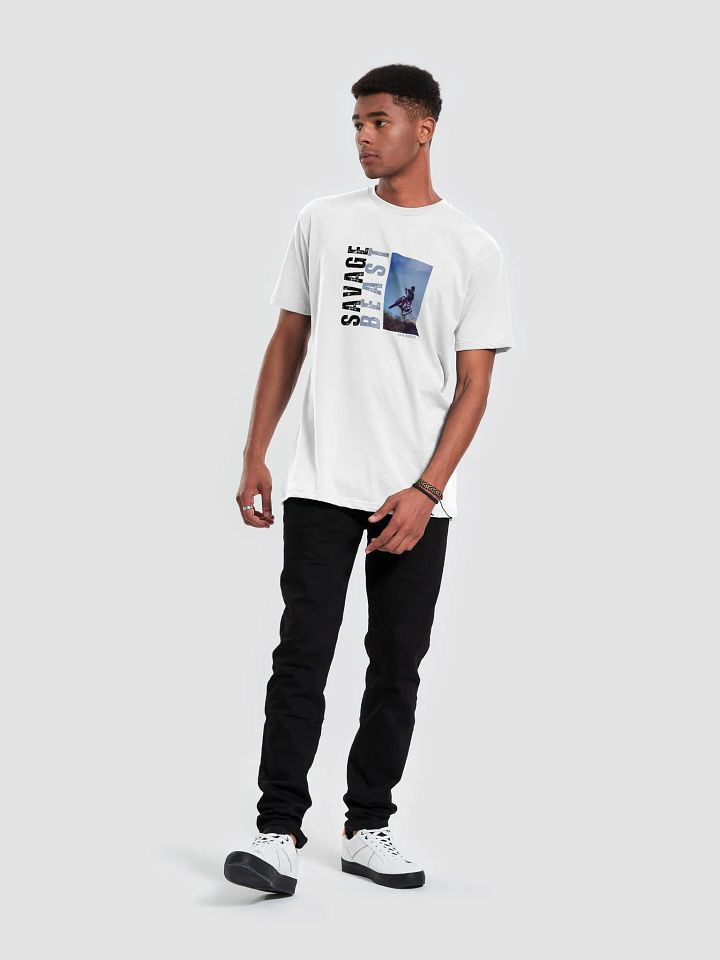 Savage Beast Mountain Biker T-Shirt (Light Colors) product image (2)