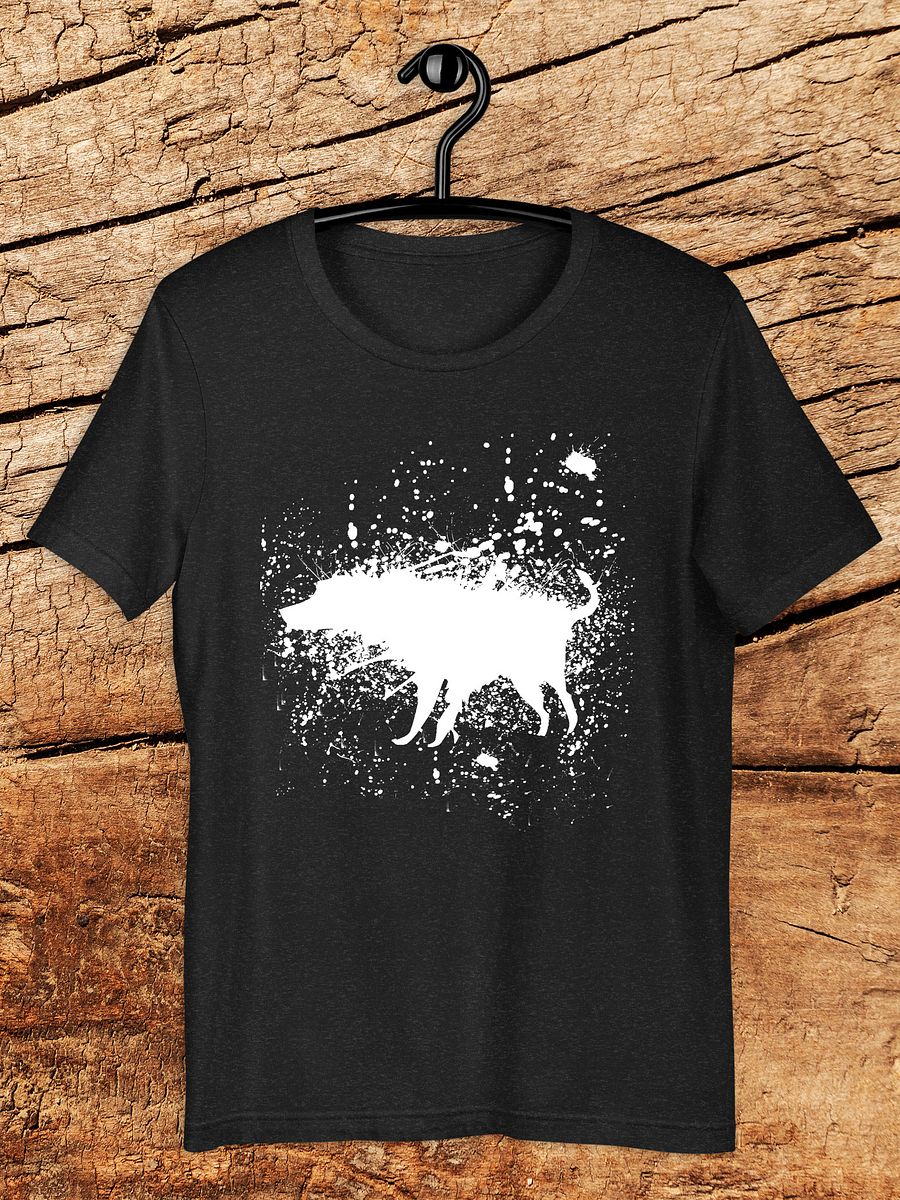 Splatter Dog Street Art Graphic Unisex T-Shirt product image (1)