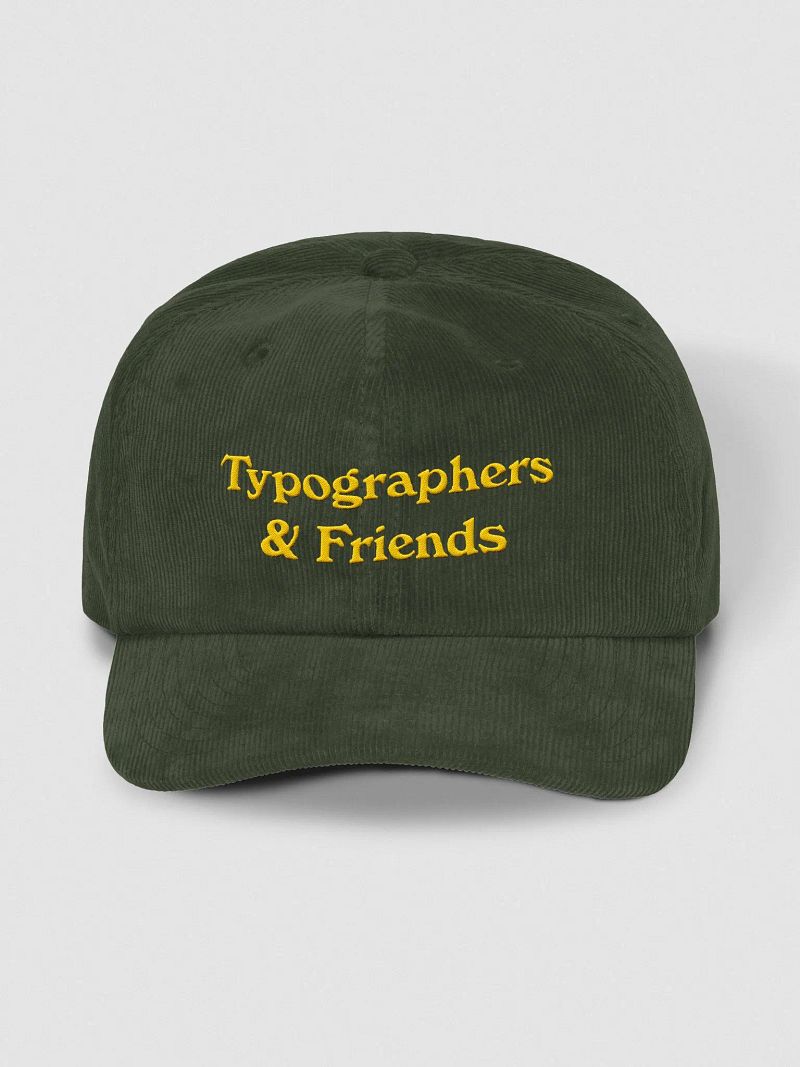 Typographers & Friends (Corduroy Dad Hat)