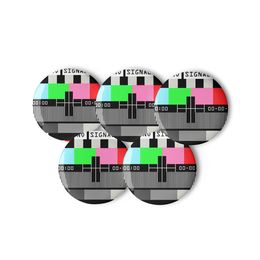 BADGE RETRO NO SIGNAL product image (3)