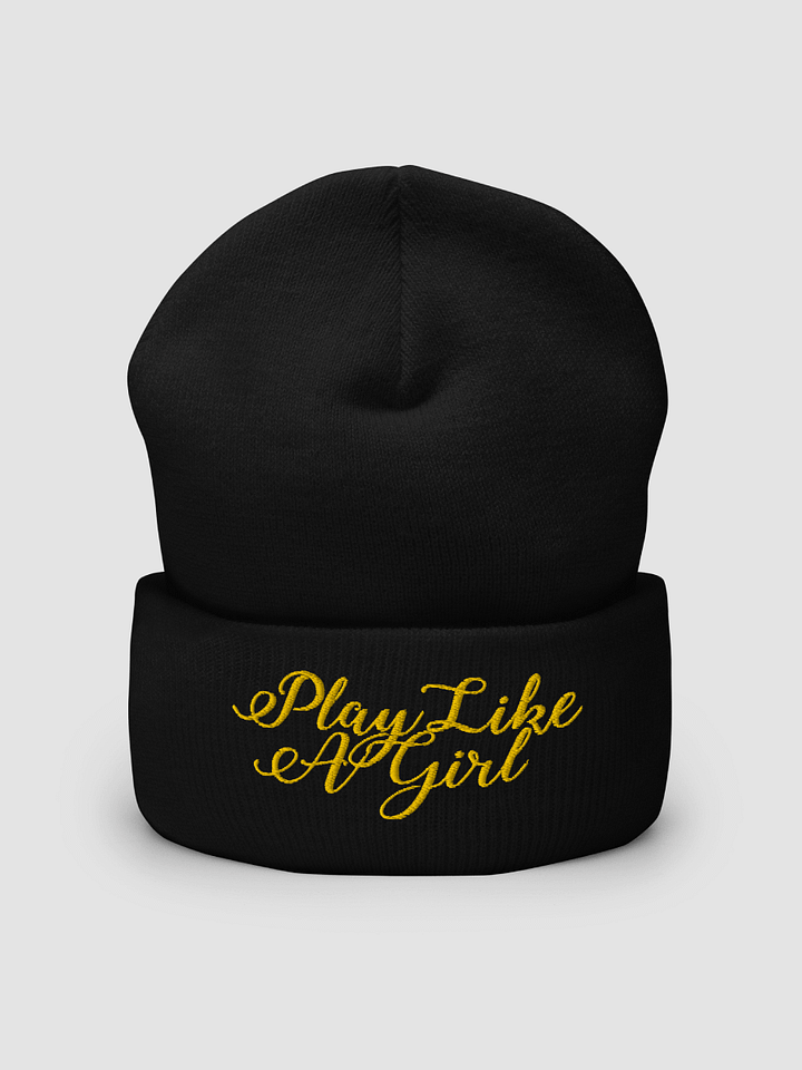 Embroidered Play Like a Girl Beanie product image (1)