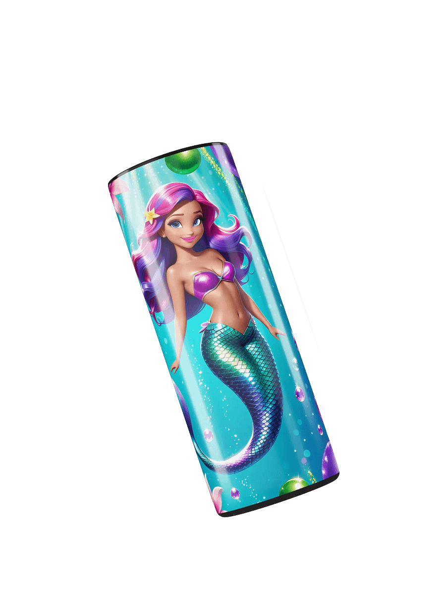 Mermaid Princess 20 oz Skinny Stainless Steel Tumbler - v3 product image (4)