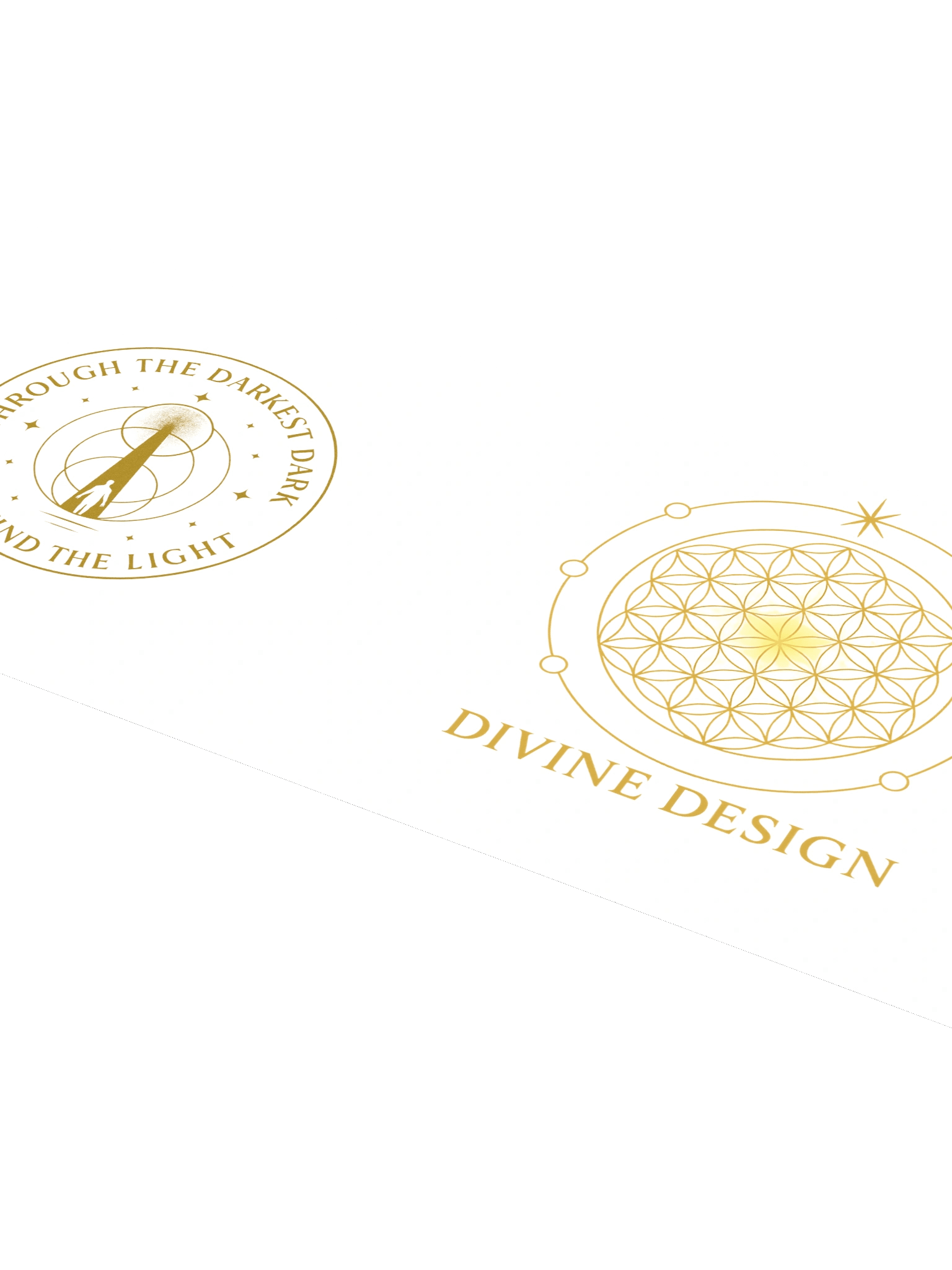 Golden Devine Geometric Sticker Set product image (4)