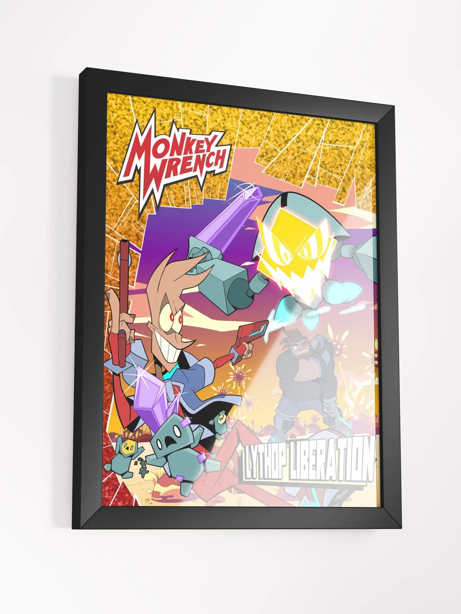 Monkey Wrench - Lythop Liberation Framed Poster product image (3)