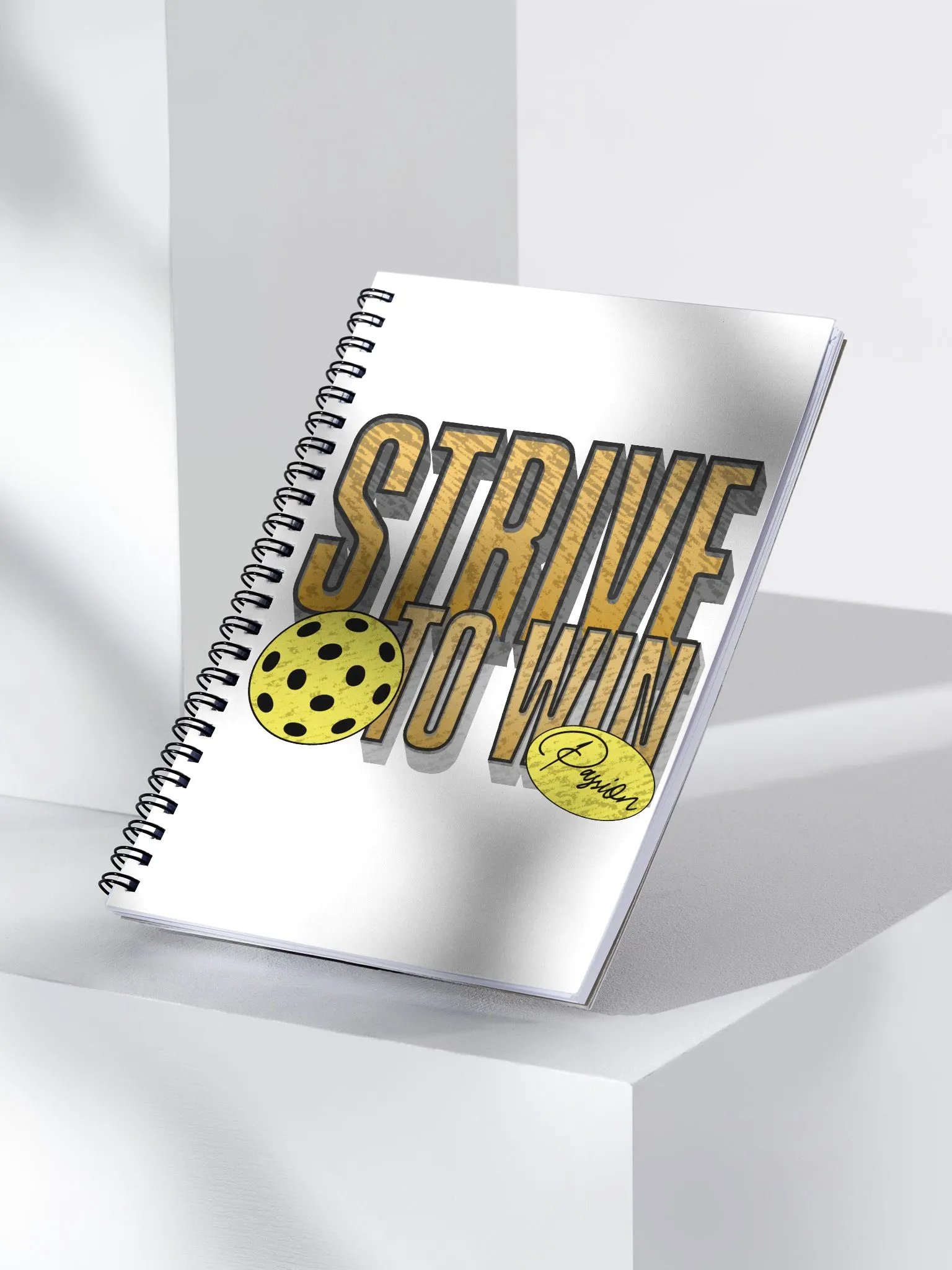 Strive To Win Pickleball Passion & Purpose Spiral Notebook product image (2)
