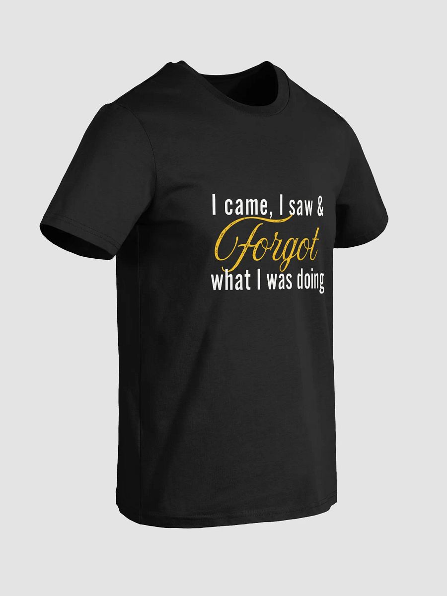 I came, I saw and forgot what I was doing T-shirt | Funny T-shirt | Meme T-shirts | T-shirt for everyday product image (3)