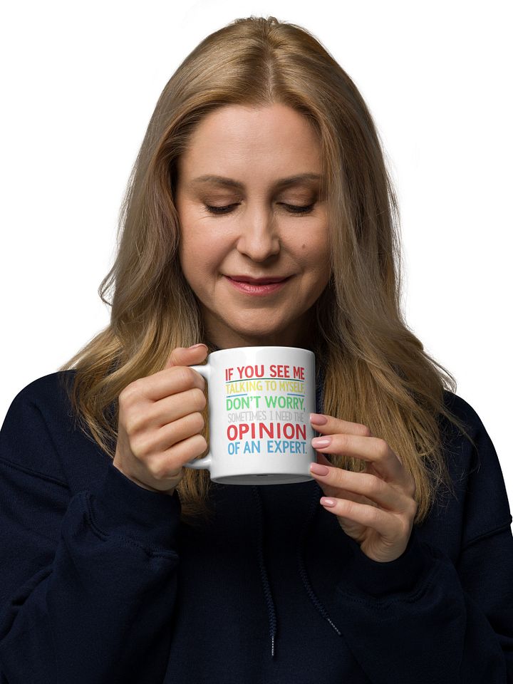 Expert Opinion White Glossy Mug product image (2)