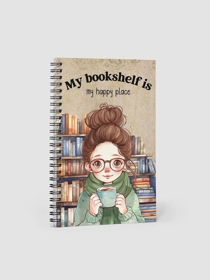 My bookshelf is my happy place reading journal product image (2)
