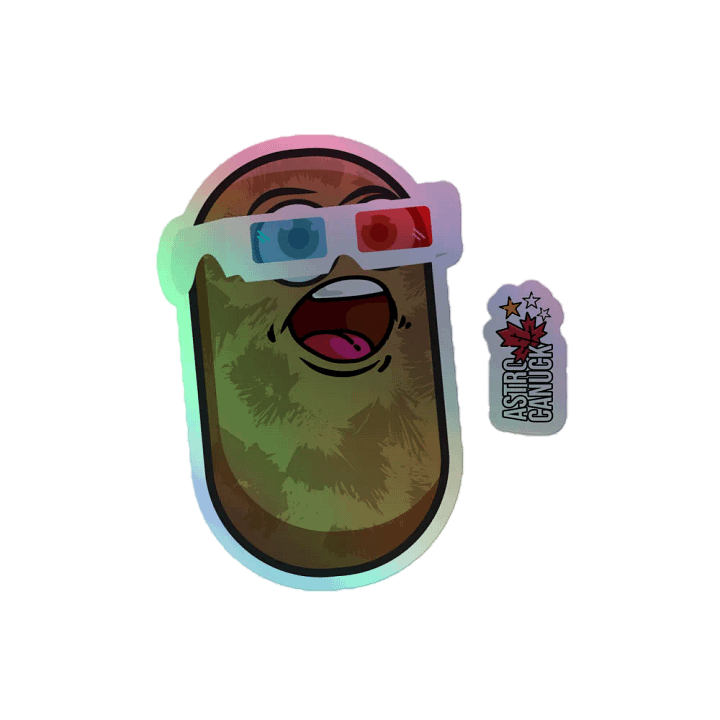 Potato 3D Eyewear -Holographic Sticker product image (1)