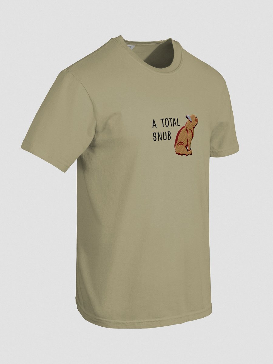 A Total Snub T-Shirt(Embroidered) of a French Bulldog(Tan) product image (18)