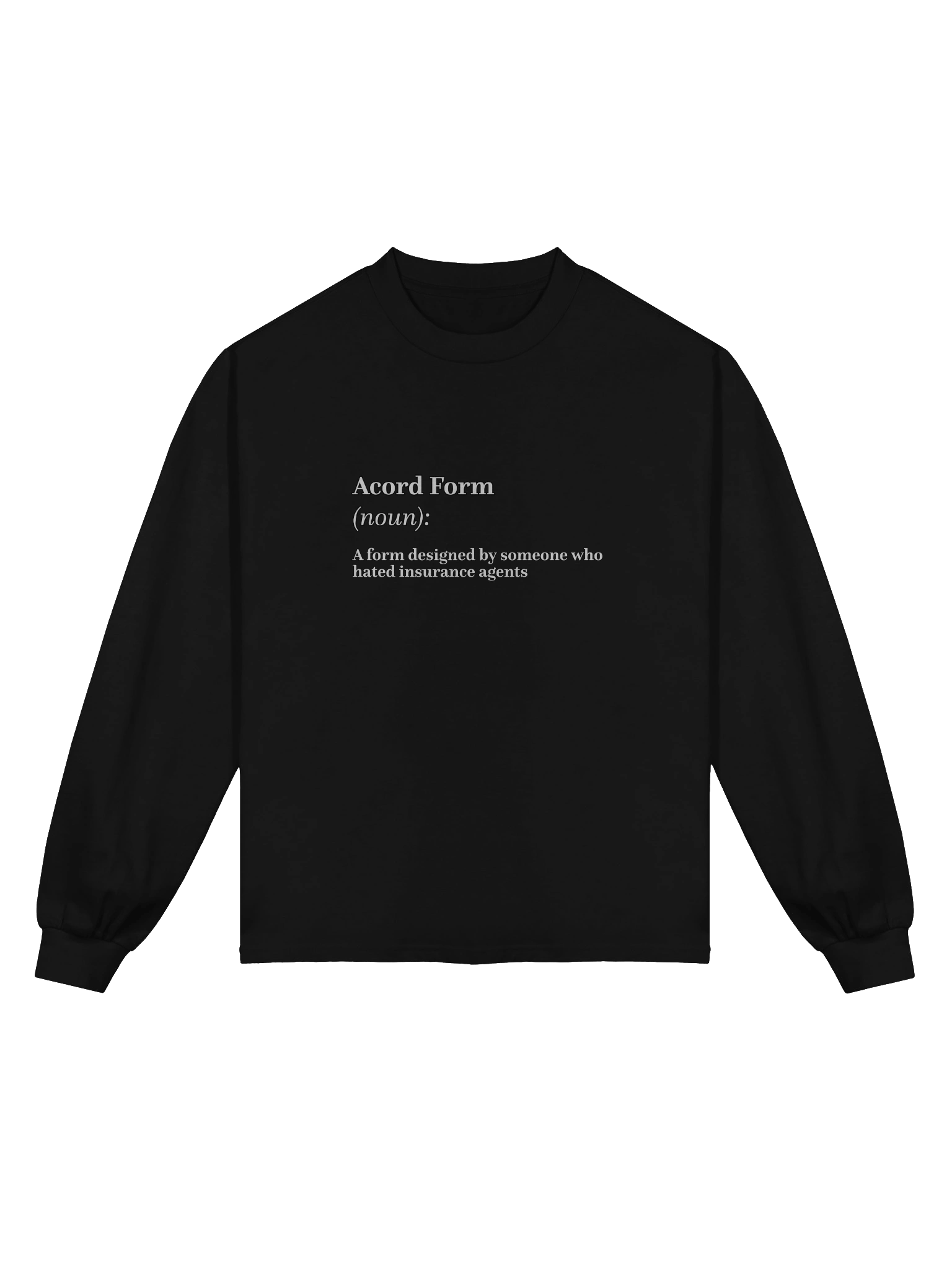 Acord Form Definition Long Sleeve Shirt product image (5)