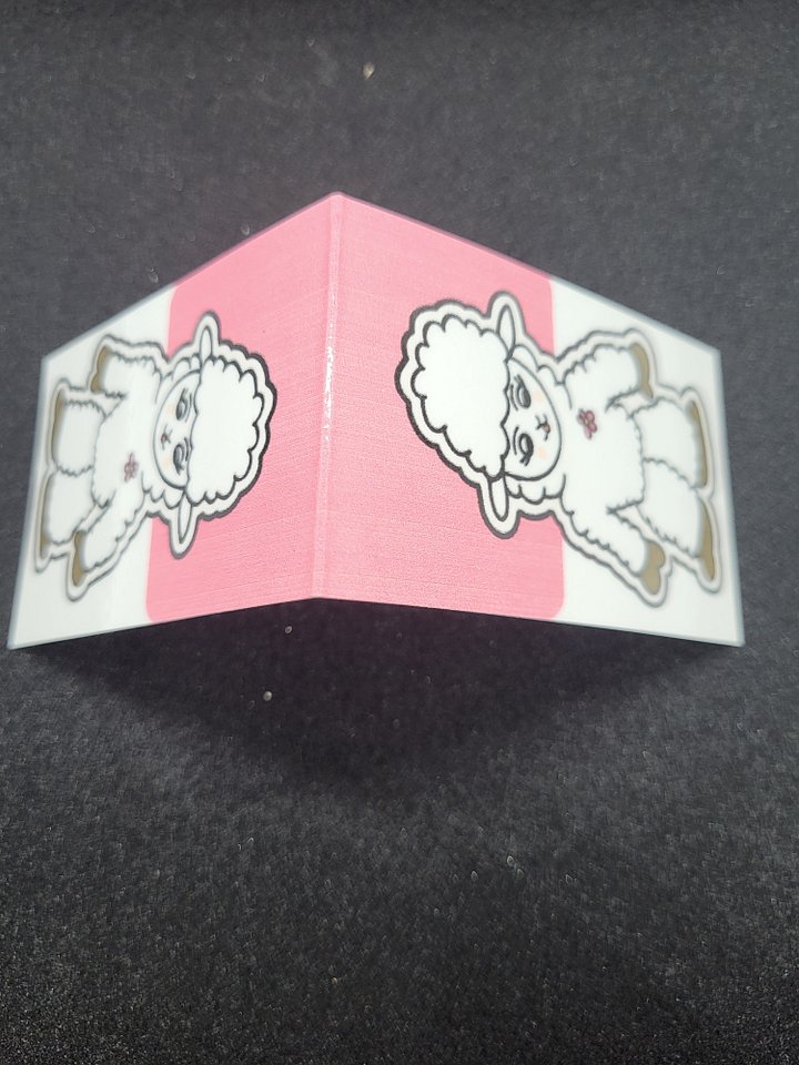 Cute Cartoon Lambie Magnetic Laminated Bookmark for Farm Animal Lovers product image (2)
