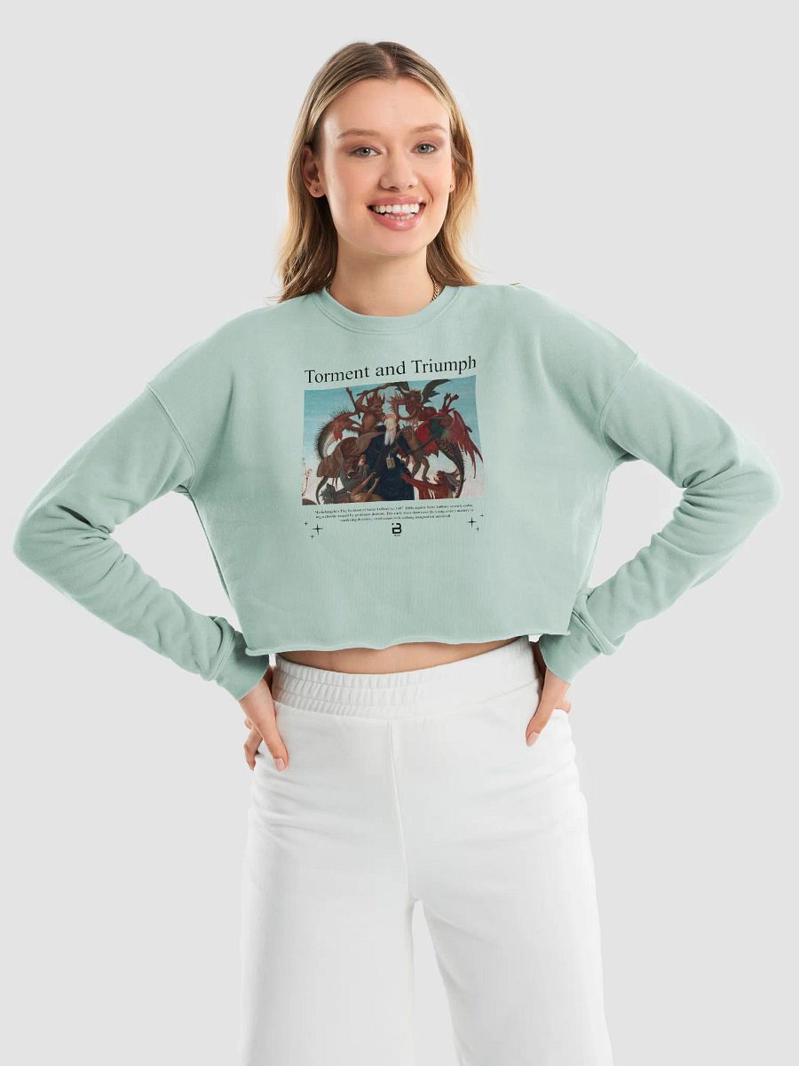 Torment and Triumph - BUIII Remix Women's Fleece Crop Sweatshirt product image (6)
