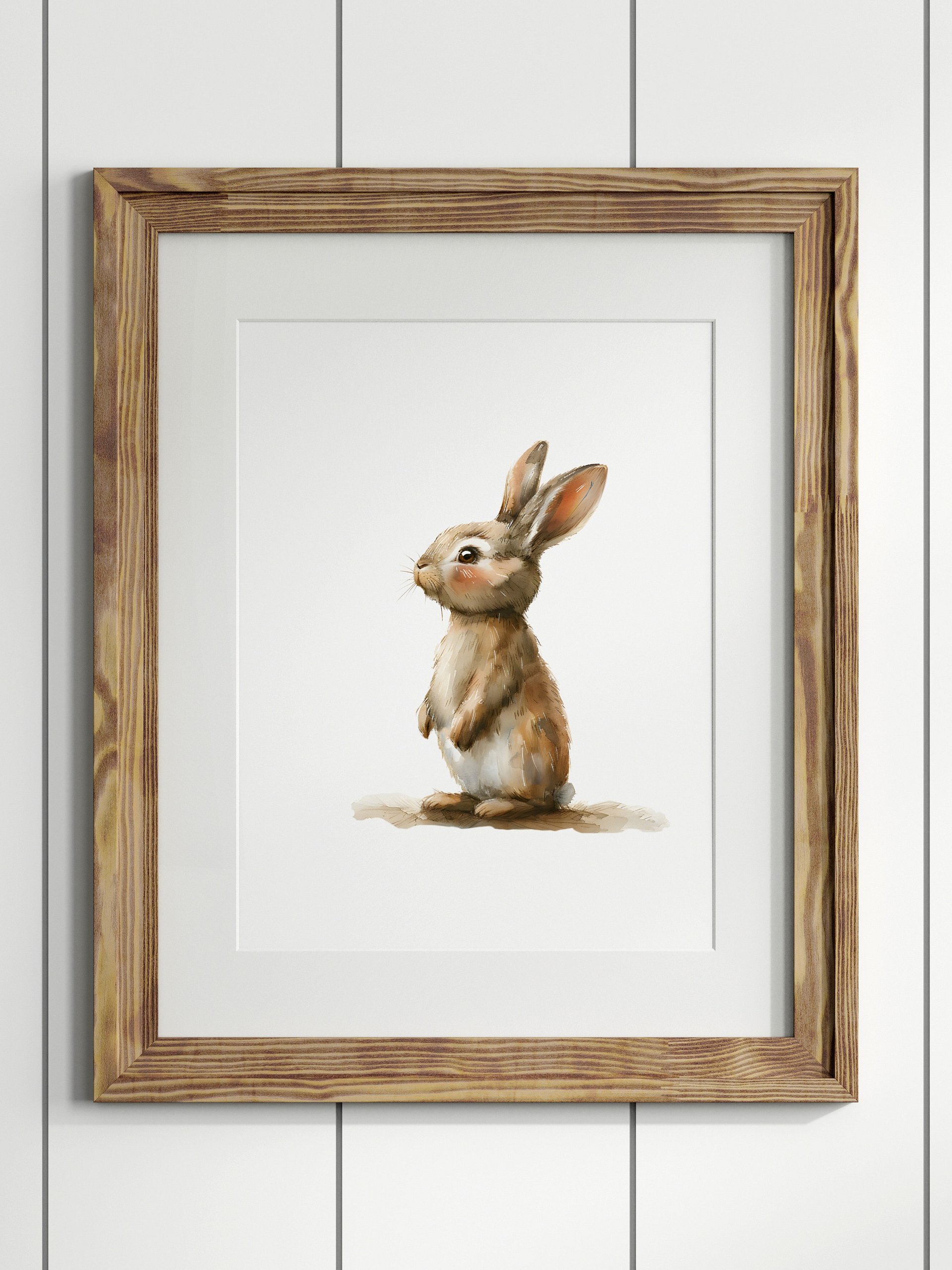 Curious Bunny Print product image (1)