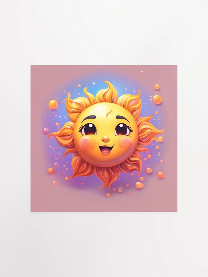 Cute Sun Poster product image (1)