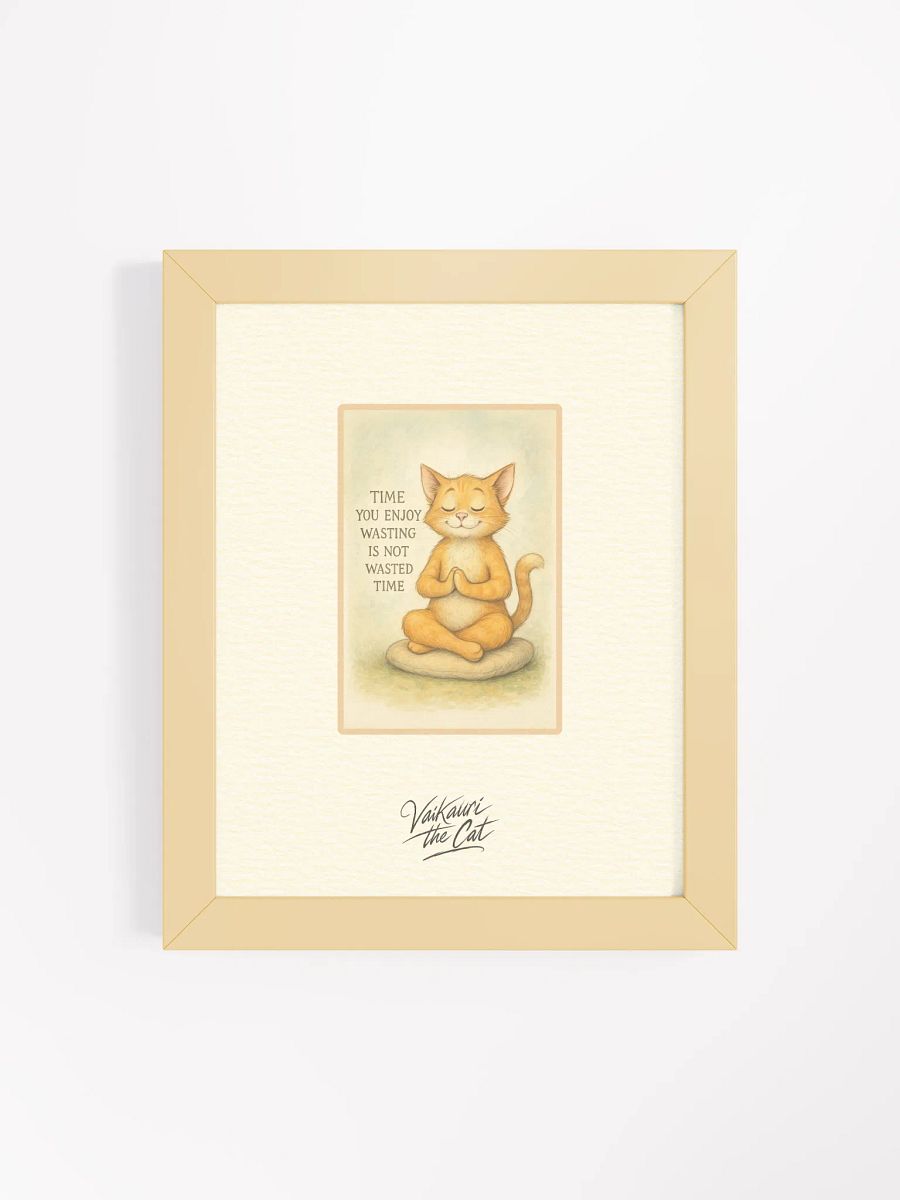 Vaikauri Cat Framed Matte Artprint product image (7)