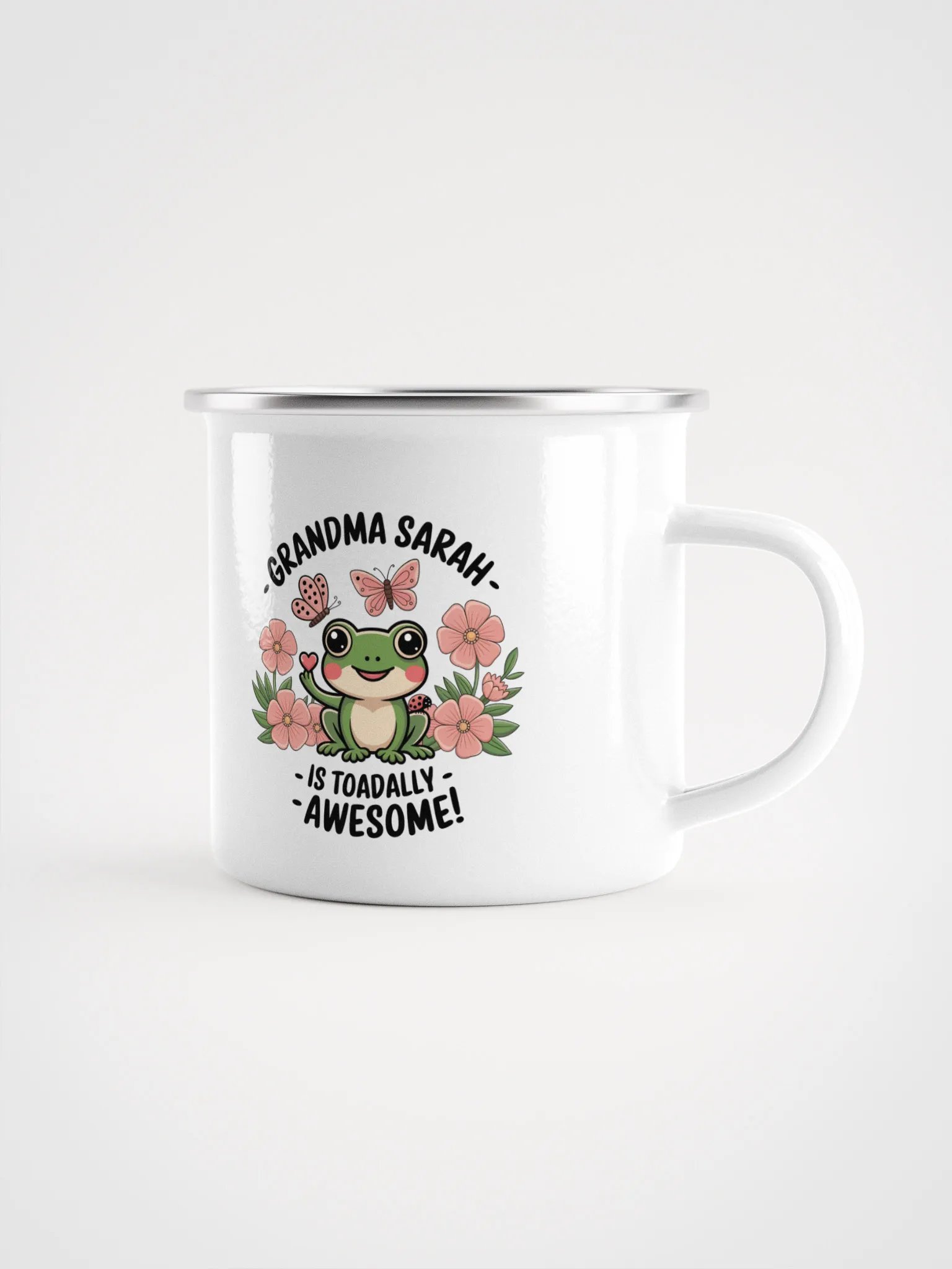 Frolicking Frog Enamel Adventure Mug product image (1)