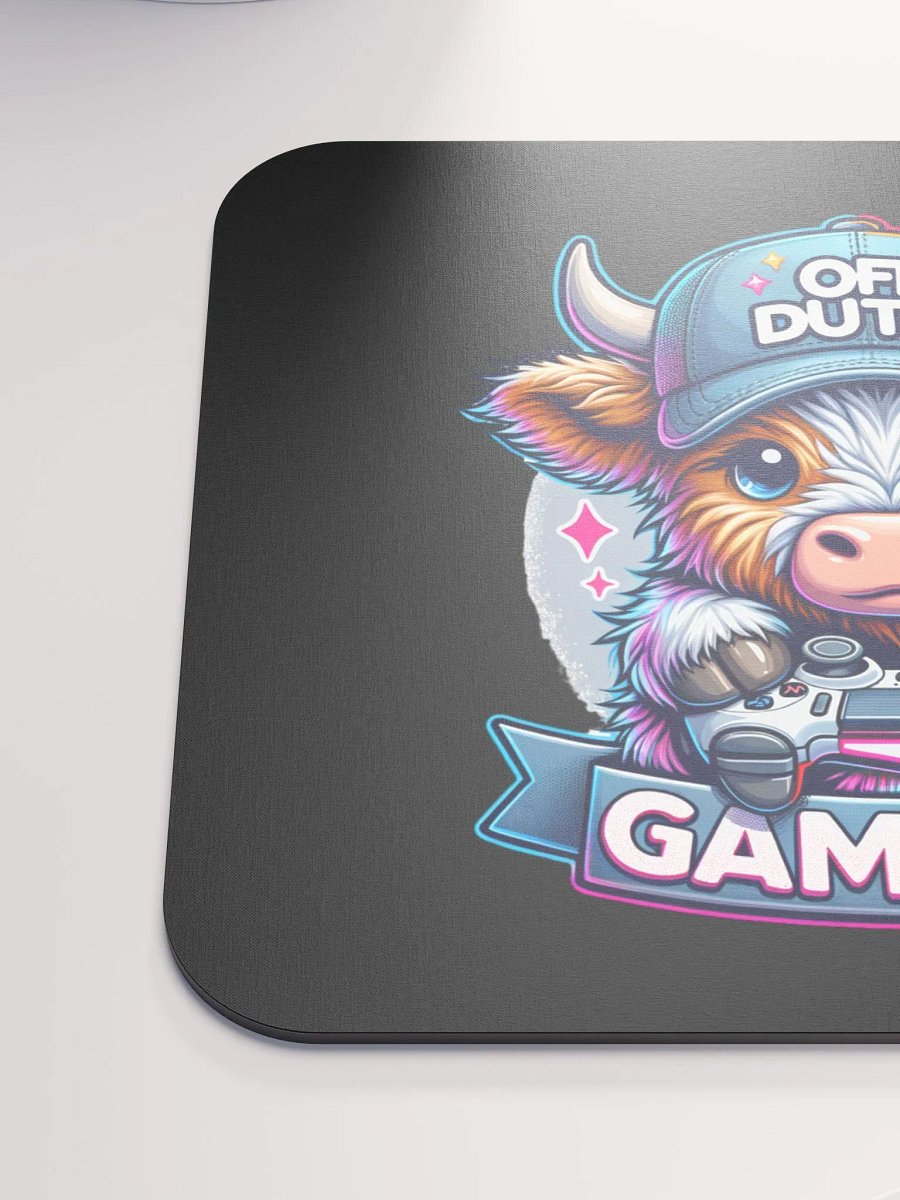 Off Duty Highland Cow Game On Mouse Pad product image (6)