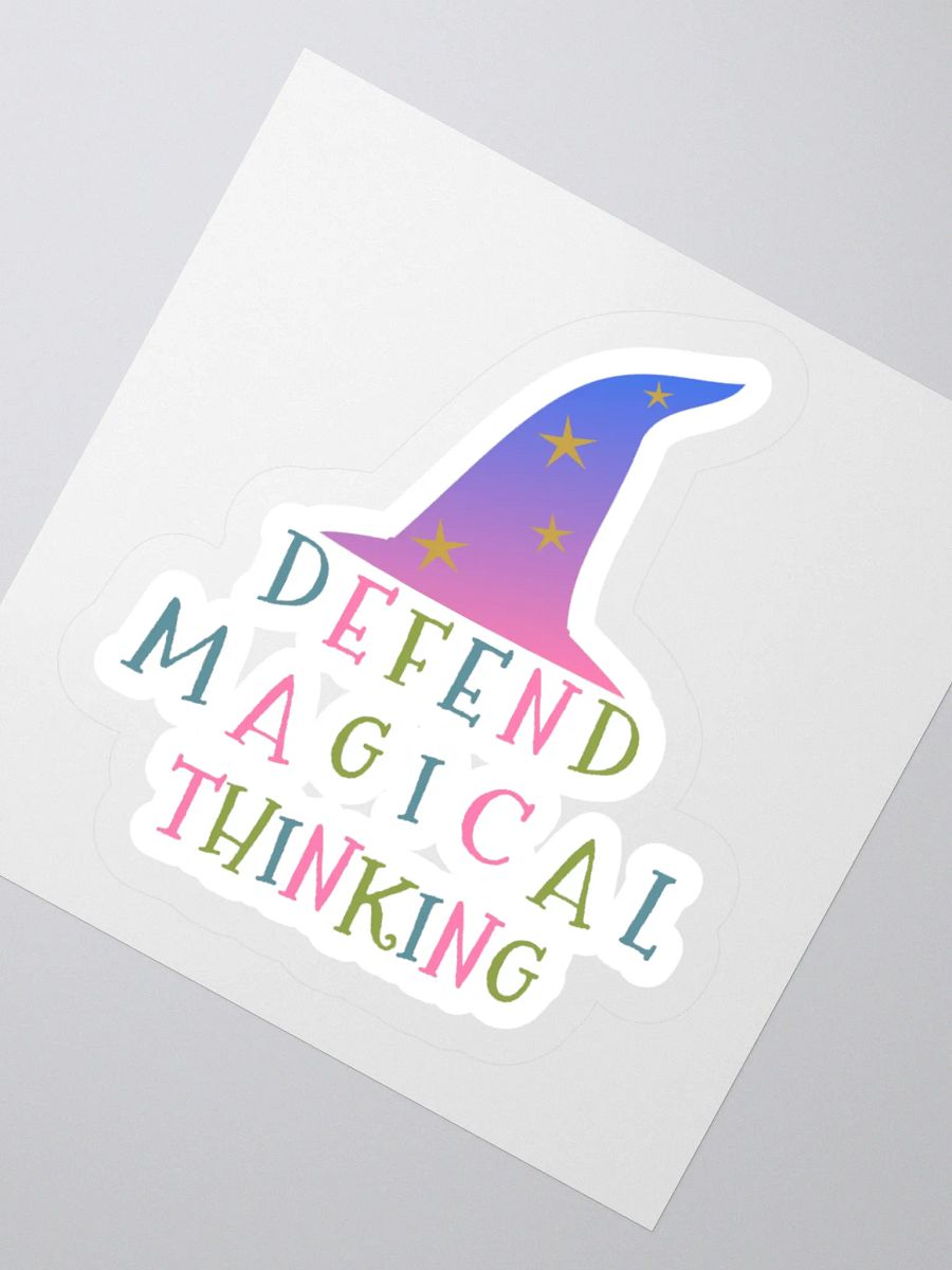 Defend Magical Thinking Sticker product image (2)
