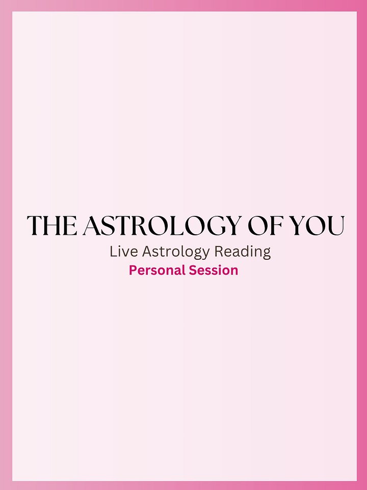 The Astrology of You | Live 1-Hour Astrology Reading product image (1)
