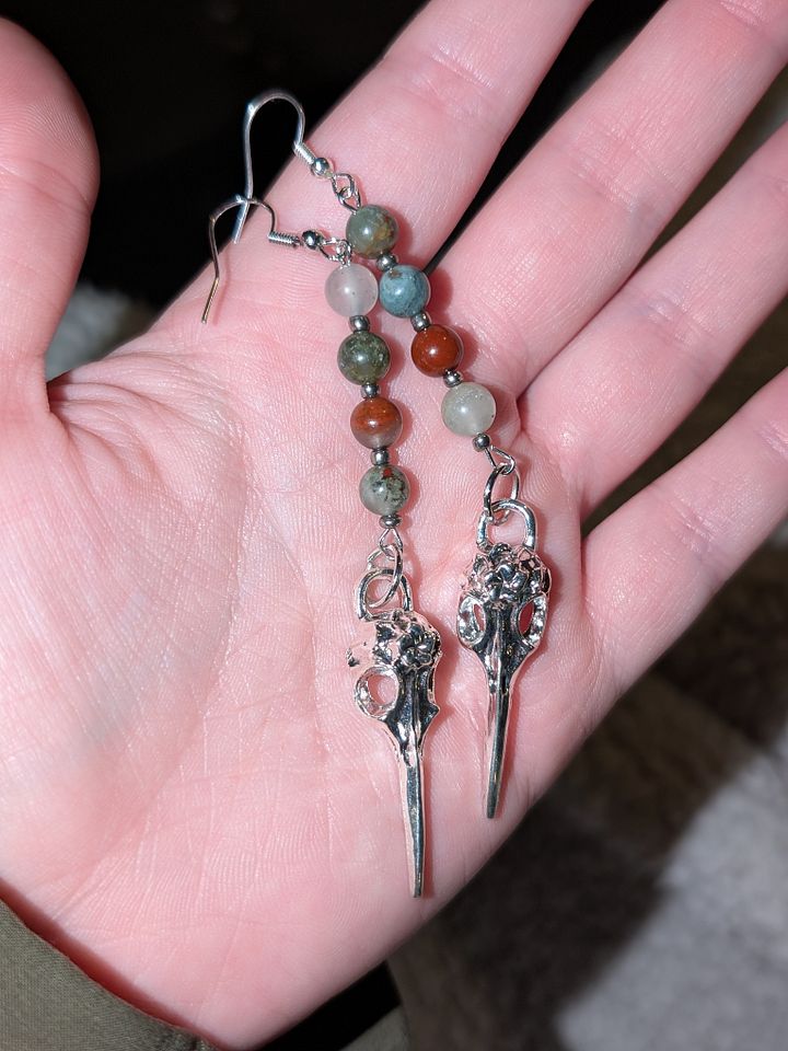Blood Stone Earrings! product image (2)