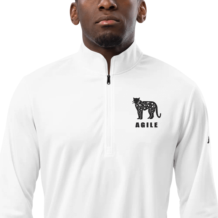 AGILE Adidas Lightweight Stealthy Comfort Quarter-Zip Pullover product image (1)