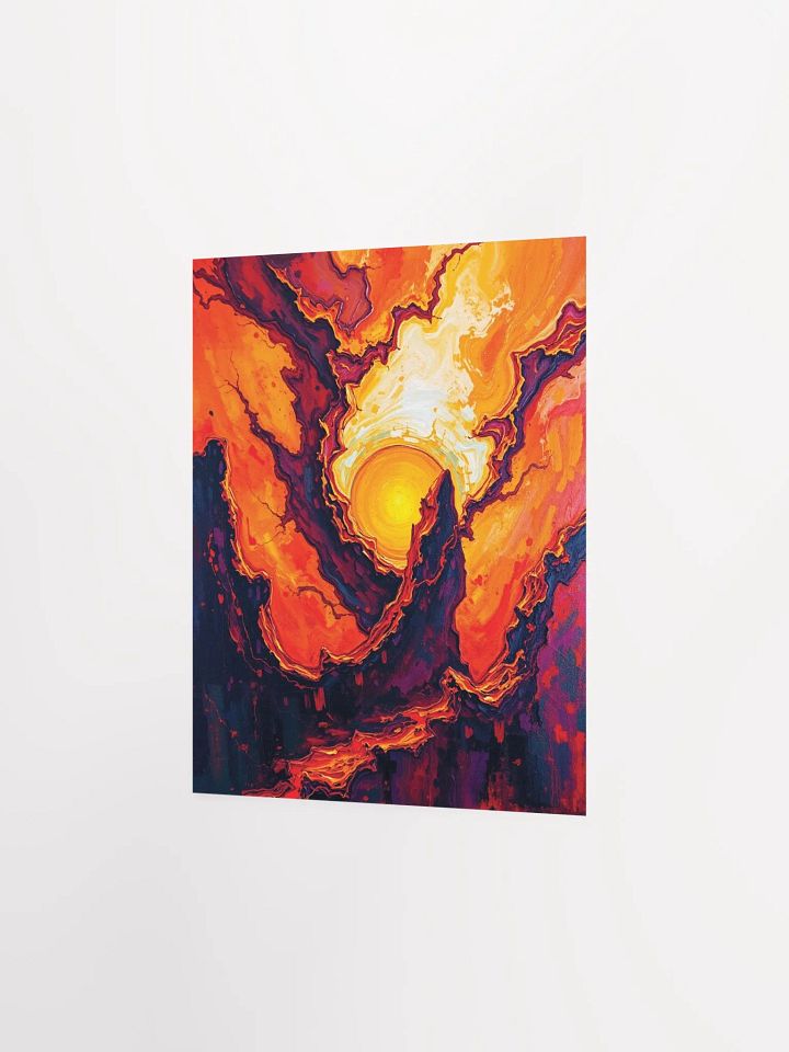 Radiant Sunburst Matte Poster product image (24)