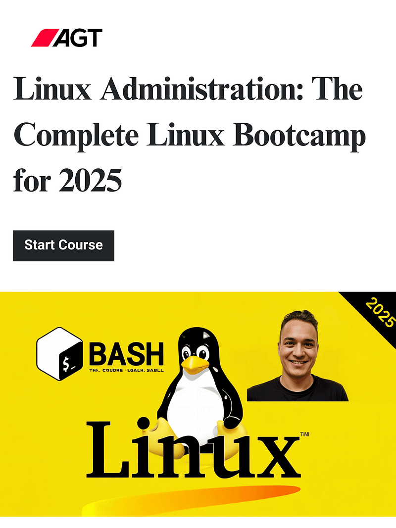 Linux Administration: The Complete Linux Bootcamp for 2025