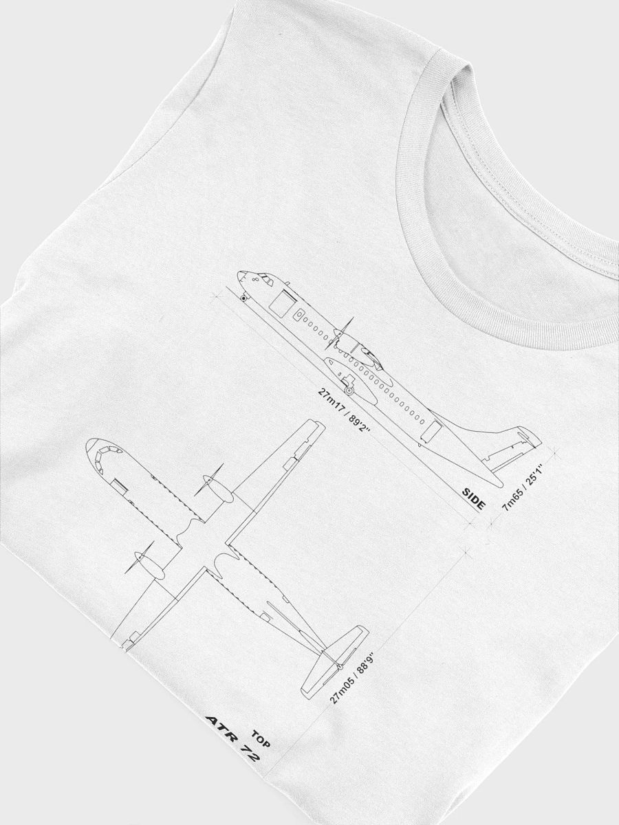 ATR-72-600 Blueprint T-shirt product image (10)