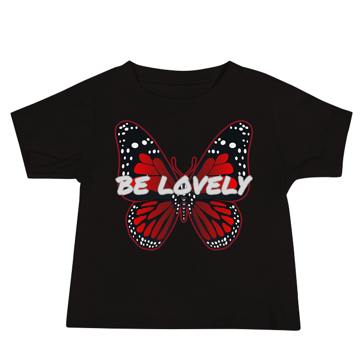 Be Lovely Butterfly Baby Tee Girl and Boy product image (5)