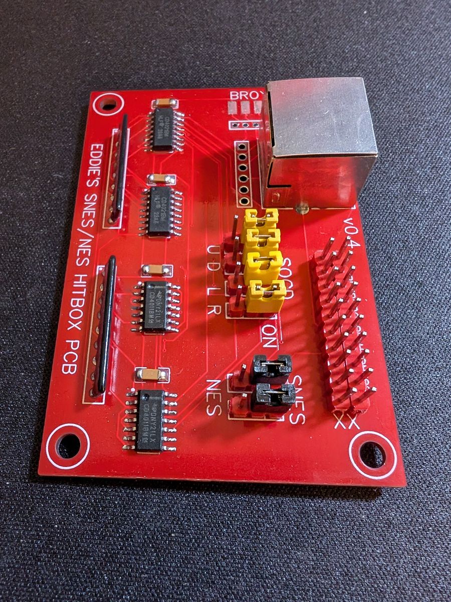 Eddie's SNES Retro Board PCB (RED) product image (5)