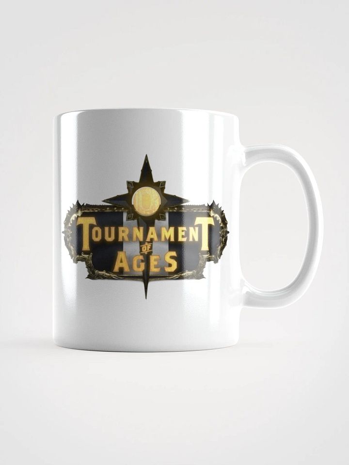 Tournament of Ages - Full Logo - White Glossy Mug product image (1)