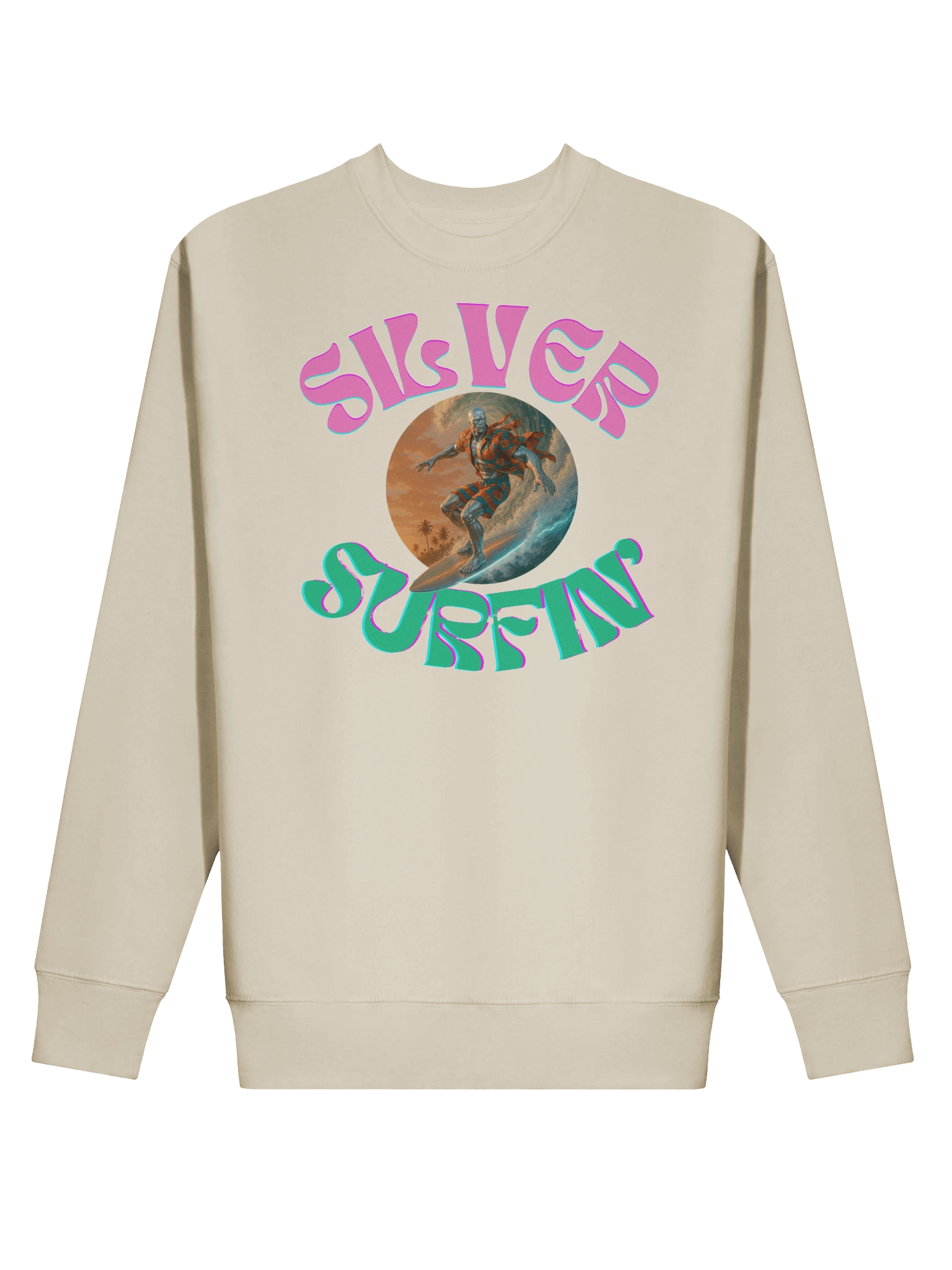Retro Silver Surfin' Sweatshirt product image (2)