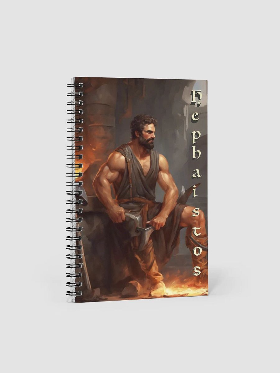 Greek God Hephaestus Spiral Notebook product image (1)
