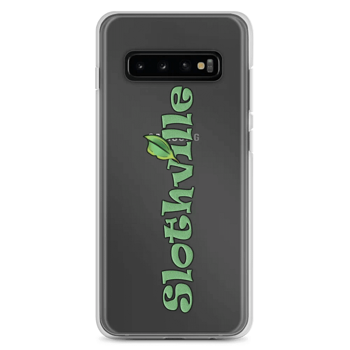 Slothville Green Leaf Clear Samsung Case product image (2)