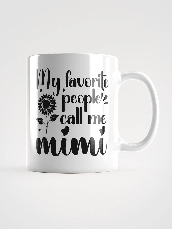 My Favorite People Call Me Cool MIMI Grandma White Ceramic Mug product image (1)