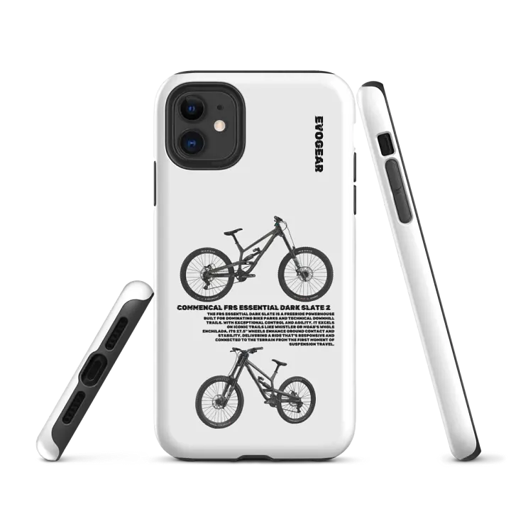 White Commencal FRS Essential Dark Slate 2 iPhone Case product image (1)