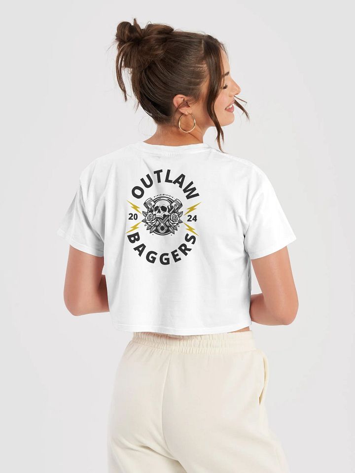 Outlaw Baggers Piston Crop Top Tee product image (1)