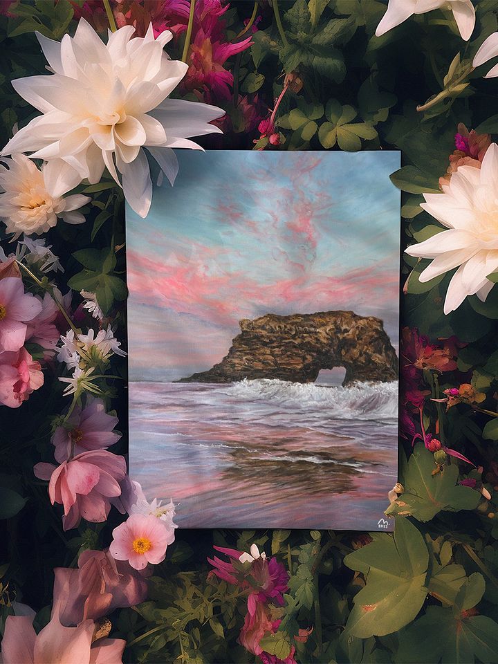 Natural Bridge, State Beach Art Print product image (2)