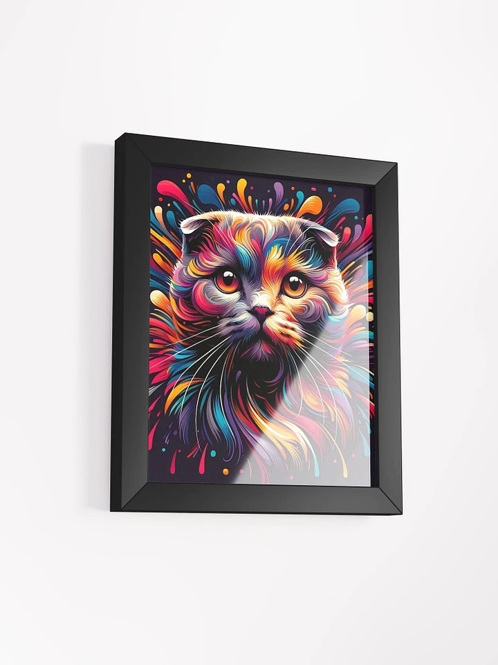 Framed High-Quality Matte Poster (in): Scottish Fold 3 product image (26)