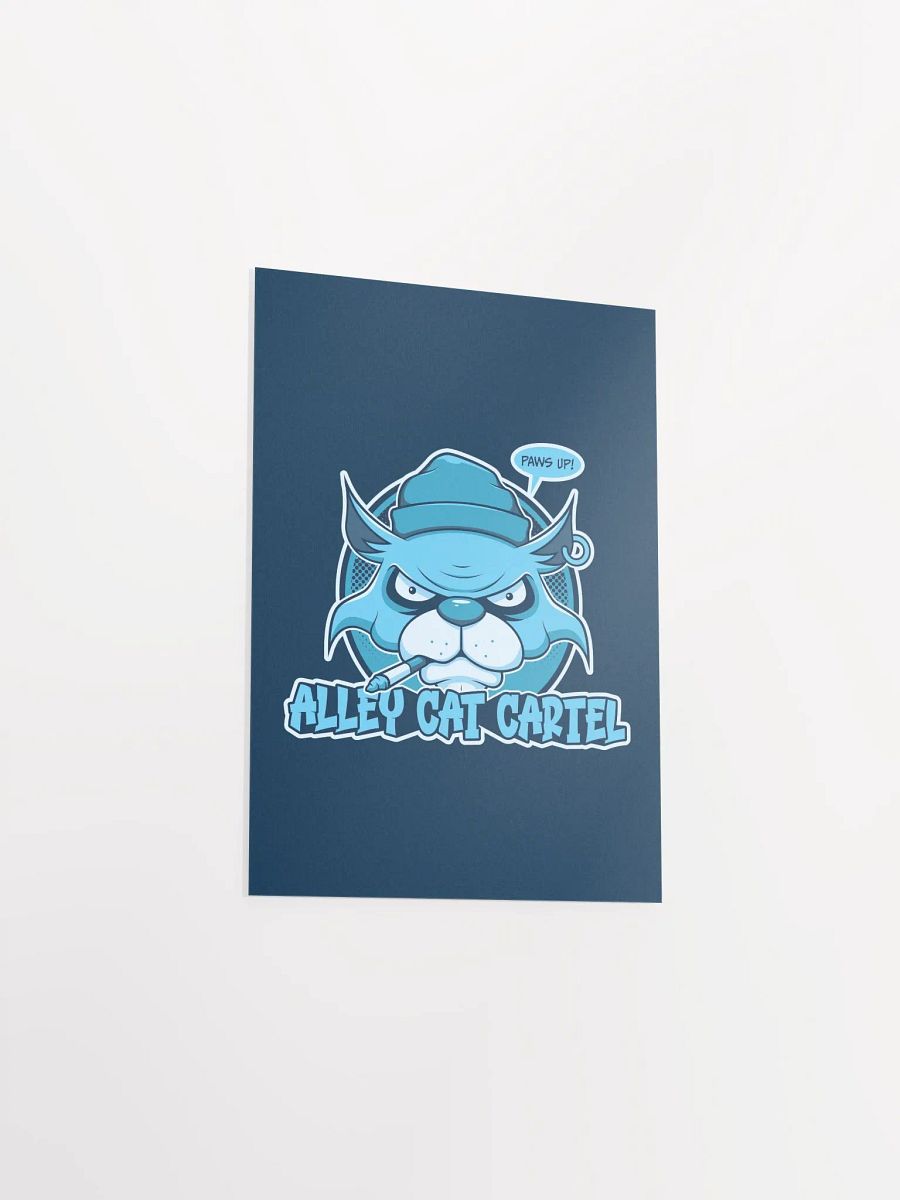 Alley Cat Cartel Poster – Funny Retro Cat Lover Wall Art product image (40)